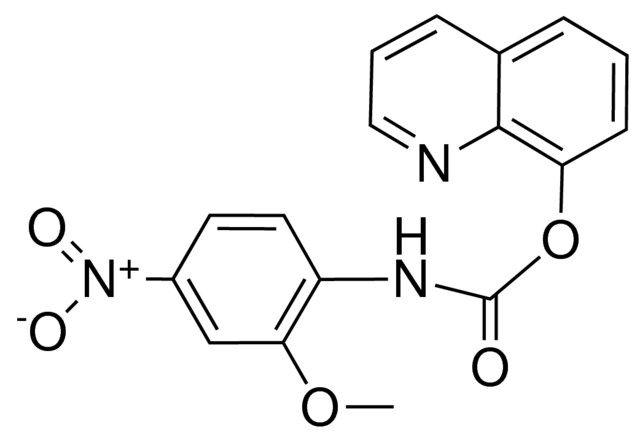 8-QUINOLYL N-(2-METHOXY-4-NITROPHENYL)CARBAMATE