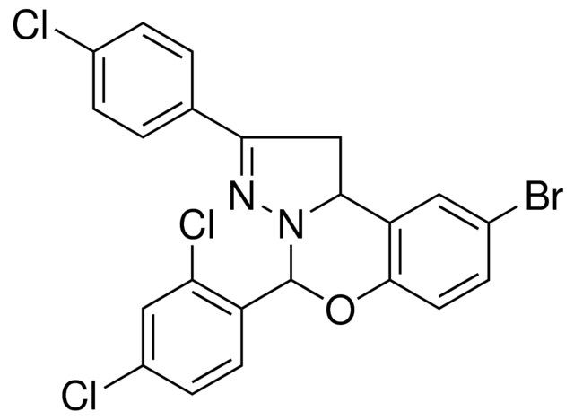 9-BROMO-2-(4-CHLOROPHENYL)-5-(2,4-DICHLOROPHENYL)-1,10B-DIHYDROPYRAZOLO[1,5-C][1,3]BENZOXAZINE