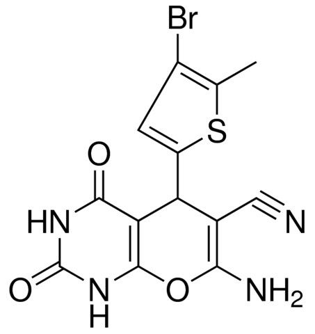 7-AMINO-5-(4-BROMO-5-METHYL-2-THIENYL)-2,4-DIOXO-1,3,4,5-TETRAHYDRO-2H-PYRANO[2,3-D]PYRIMIDINE-6-CARBONITRILE