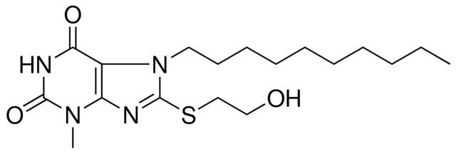 7-DECYL-8-(2-HYDROXY-ETHYLSULFANYL)-3-METHYL-3,7-DIHYDRO-PURINE-2,6-DIONE