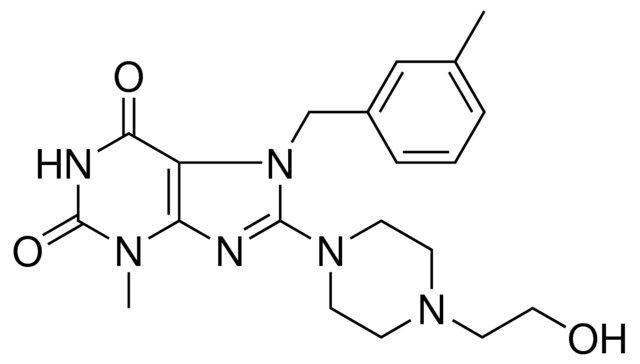 8-[4-(2-HYDROXYETHYL)-1-PIPERAZINYL]-3-METHYL-7-(3-METHYLBENZYL)-3,7-DIHYDRO-1H-PURINE-2,6-DIONE