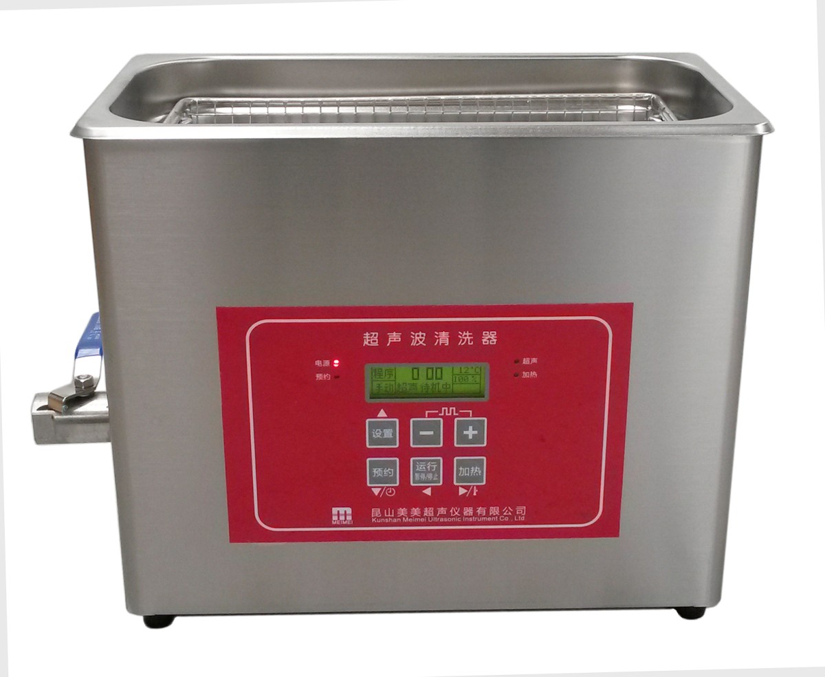 KM-100DB中文液晶台式超声波清洗器图片