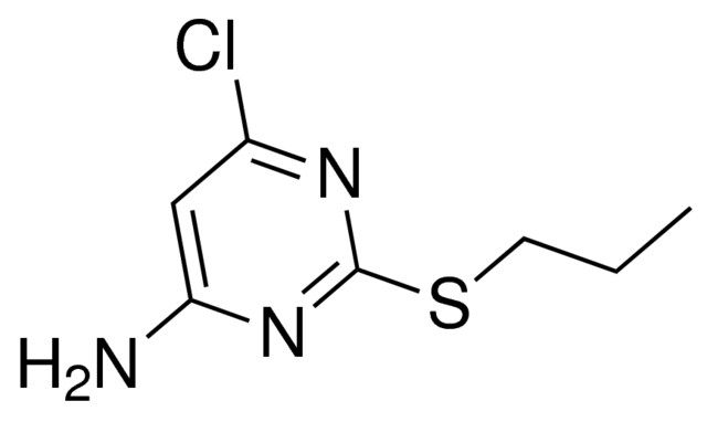 6-chloro-2-(propylsulfanyl)-4-pyrimidinylamine