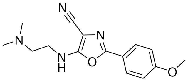 5-(2-DIMETHYLAMINO-ETHYLAMINO)-2-(4-METHOXY-PHENYL)-OXAZOLE-4-CARBONITRILE