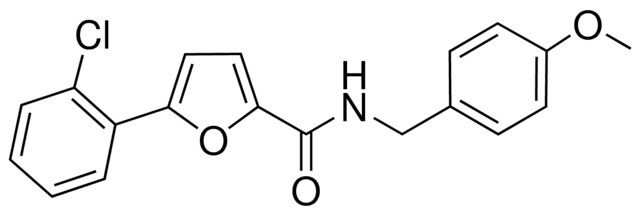 5-(2-CHLOROPHENYL)-N-(4-METHOXYBENZYL)-2-FURAMIDE