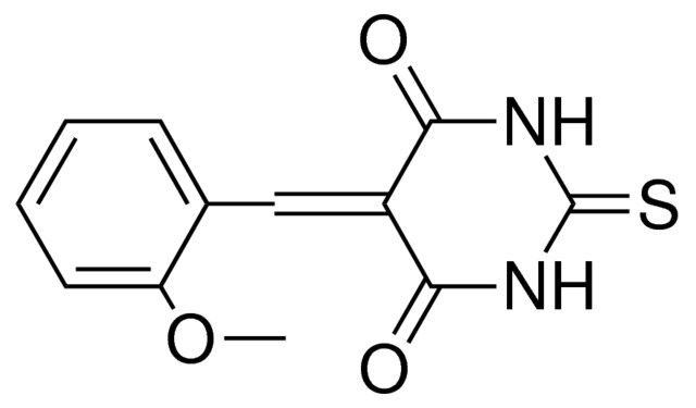 5-(2-METHOXY-BENZYLIDENE)-2-THIOXO-DIHYDRO-PYRIMIDINE-4,6-DIONE