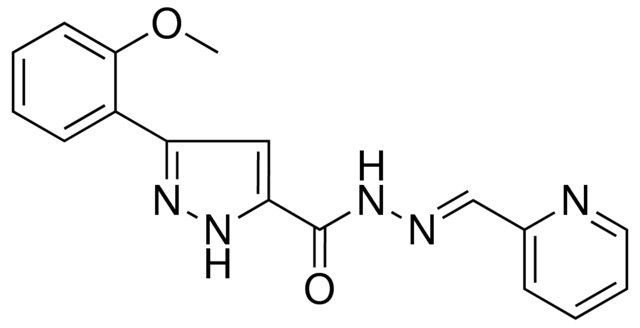 5-(2-MEO-PHENYL)-2H-PYRAZOLE-3-CARBOXYLIC ACID PYRIDIN-2-YLMETHYLENE-HYDRAZIDE