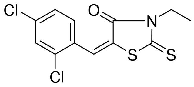 5-(2,4-DICHLOROBENZYLIDENE)-3-ETHYL-2-THIOXO-1,3-THIAZOLIDIN-4-ONE