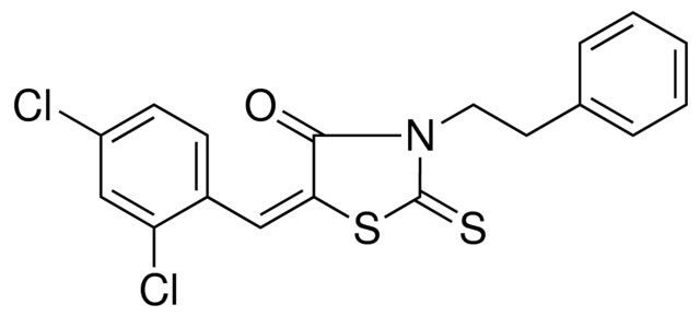 5-(2,4-DICHLORO-BENZYLIDENE)-3-PHENETHYL-2-THIOXO-THIAZOLIDIN-4-ONE