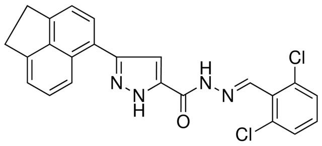 5-ACENAPHTHEN-5-YL-2H-PYRAZOLE-3CARBOXYLIC ACID (2,6-DI-CL-BENZYLIDENE)HYDRAZIDE