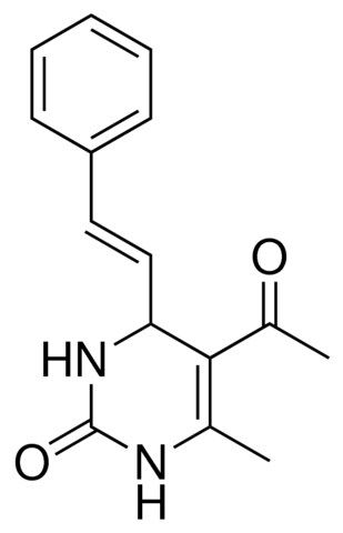 5-ACETYL-6-METHYL-4-(2-PHENYLVINYL)-3,4-DIHYDRO-2(1H)-PYRIMIDINONE