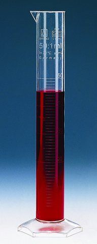 BRAND<sup>®</sup> graduated cylinder, PMP, embossed scale