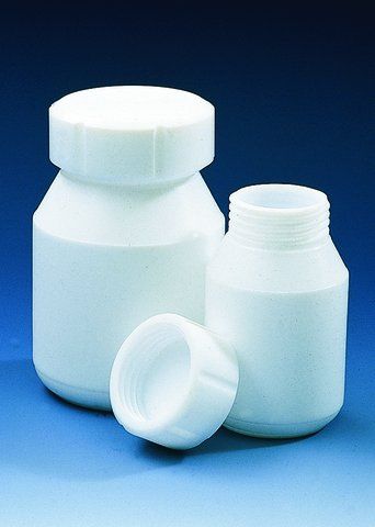 BRAND<sup>®</sup> wide-mouth bottles with screw cap, PTFE