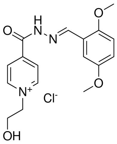 4-(2,5-DIMETHOXY-BENZYLIDENE-HYDRAZINOCARBONYL)-1-(2-HO-ET)-PYRIDINIUM, CHLORIDE