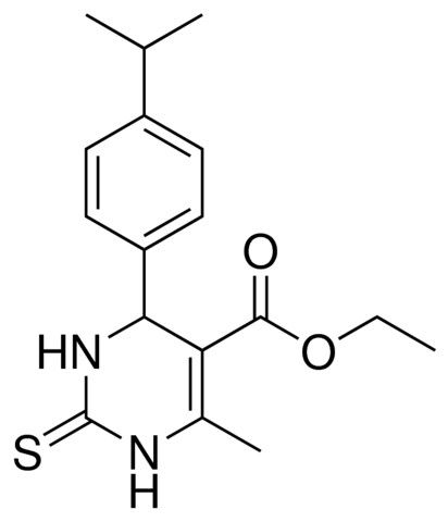 4-(4-ISOPROPYL-PH)6-ME-2-THIOXO-1,2,3,4-4H-PYRIMIDINE-5-CARBOXYLIC ACID ET ESTER