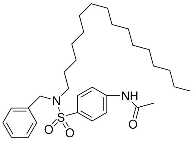 4-ACETAMIDO-N-BENZYL-N-HEXADECYLBENZENESULFONAMIDE