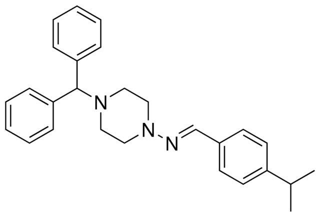 4-BENZHYDRYL-N-(4-ISOPROPYLBENZYLIDENE)-1-PIPERAZINAMINE