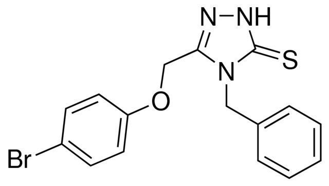 4-BENZYL-5-((4-BROMOPHENOXY)METHYL)-2,4-DIHYDRO-3H-1,2,4-TRIAZOLE-3-THIONE
