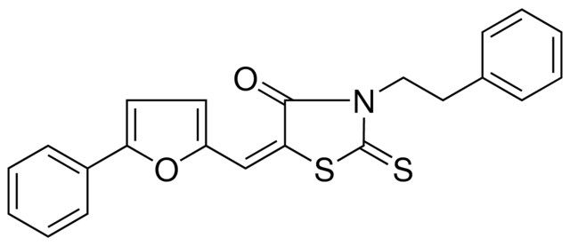 3-PHENETHYL-5-(5-PHENYL-FURAN-2-YLMETHYLENE)-2-THIOXO-THIAZOLIDIN-4-ONE