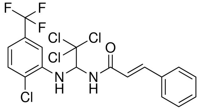 3-PH-N-(2,2,2-TRICHLORO-1-(2-CL-5-TRIFLUOROMETHYL-PHENYLAMINO)-ETHYL)-ACRYLAMIDE