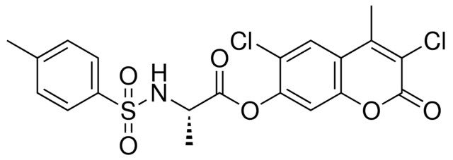 3,6-DICHLORO-4-METHYL-2-OXO-2H-CHROMEN-7-YL (2S)-2-{[(4-METHYLPHENYL)SULFONYL]AMINO}PROPANOATE