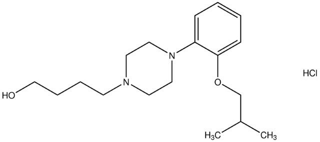 4-[4-(2-isobutoxyphenyl)-1-piperazinyl]-1-butanol hydrochloride