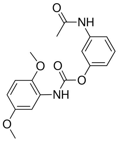 3-ACETAMIDOPHENYL N-(2,5-DIMETHOXYPHENYL)CARBAMATE