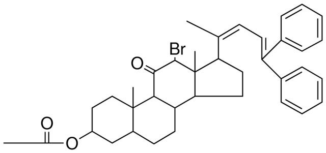 3-ACETOXY-11-KETO-12-BROMO-24-DIPHENYLCHOLA-21,23-DIENE