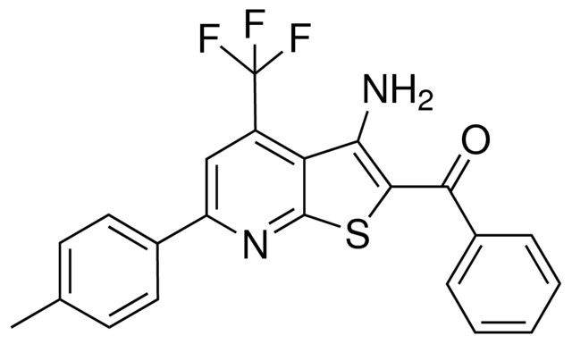 [3-AMINO-6-(4-METHYLPHENYL)-4-(TRIFLUOROMETHYL)THIENO[2,3-B]PYRIDIN-2-YL](PHENYL)METHANONE
