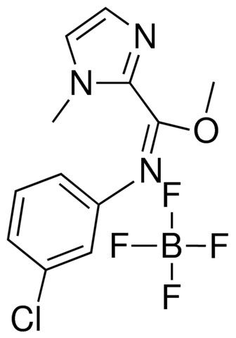 3-CHLORO-N-(ALPHA-METHOXY-2-IMIDAZOLYLMETHYLENE)ANILINE TETRAFLUOROBORATE