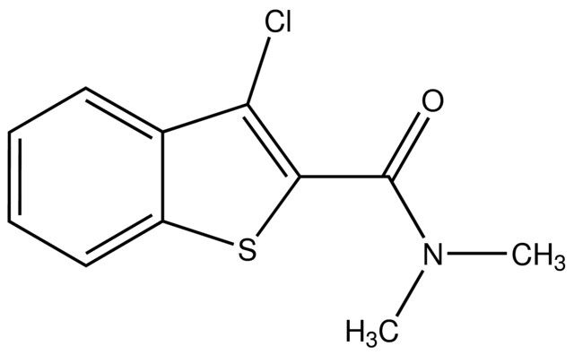 3-Chloro-<i>N</i>,<i>N</i>-dimethylbenzo[<i>b</i>]thiophene-2-carboxamide