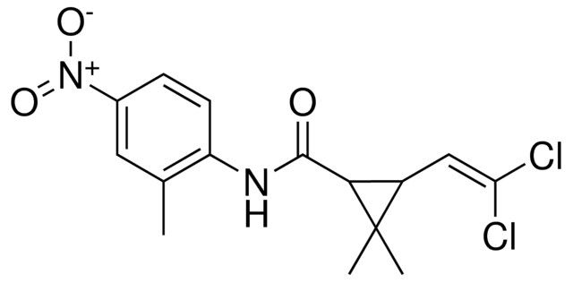 3-(2,2-DI-CL-VINYL)-2,2-DI-ME-CYCLOPROPANECARBOXYLIC ACID (2-ME-4-NITRO-PH)AMIDE