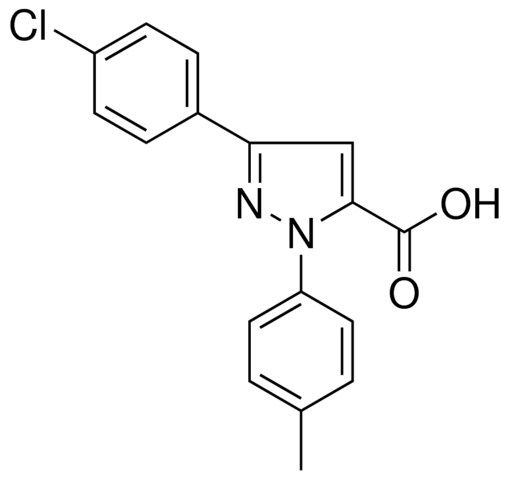 3-(4-CHLOROPHENYL)-1-(4-METHYLPHENYL)-1H-PYRAZOLE-5-CARBOXYLIC ACID