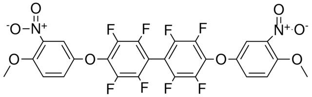 2,3,5,6,2',3',5',6'-OCTAFLUORO-4,4'-BIS-(4-METHOXY-3-NITRO-PHENOXY)-BIPHENYL