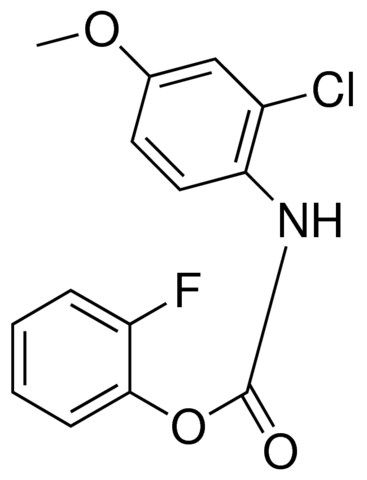 2-FLUOROPHENYL N-(2-CHLORO-4-METHOXYPHENYL)CARBAMATE