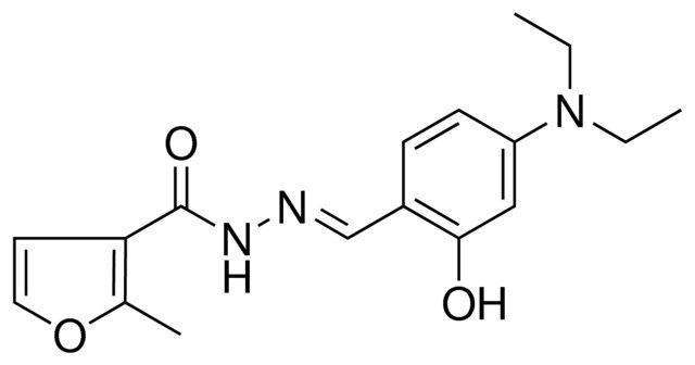 2-ME-FURAN-3-CARBOXYLIC ACID (4-DIETHYLAMINO-2-HYDROXY-BENZYLIDENE)-HYDRAZIDE
