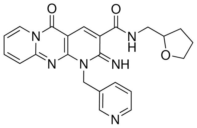 2-IMINO-5-OXO-1-(3-PYRIDINYLMETHYL)-N-(TETRAHYDRO-2-FURANYLMETHYL)-1,5-DIHYDRO-2H-DIPYRIDO[1,2-A:2,3-D]PYRIMIDINE-3-CARBOXAMIDE