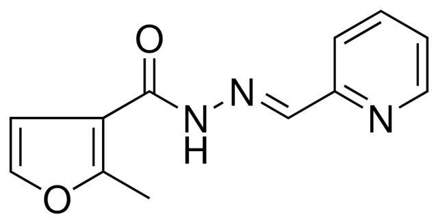 2-METHYL-FURAN-3-CARBOXYLIC ACID PYRIDIN-2-YLMETHYLENE-HYDRAZIDE