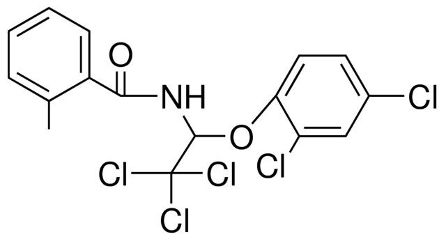 2-METHYL-N-(2,2,2-TRICHLORO-1-(2,4-DICHLORO-PHENOXY)-ETHYL)-BENZAMIDE