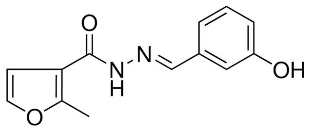 2-METHYL-FURAN-3-CARBOXYLIC ACID (3-HYDROXY-BENZYLIDENE)-HYDRAZIDE