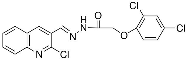 2-(2,4-DICHLORO-PHENOXY)-ACETIC ACID (2-CHLORO-QUINOLIN-3-YLMETHYLENE)-HYDRAZIDE