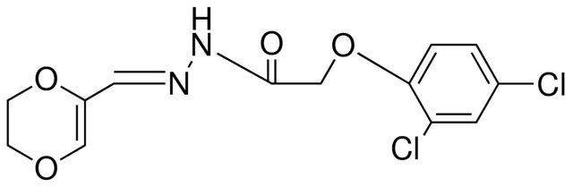 2-(2,4-DICHLORO-PHENOXY)-ACETIC ACID ((1,4)DIOXIN-2-YLMETHYLENE)-HYDRAZIDE