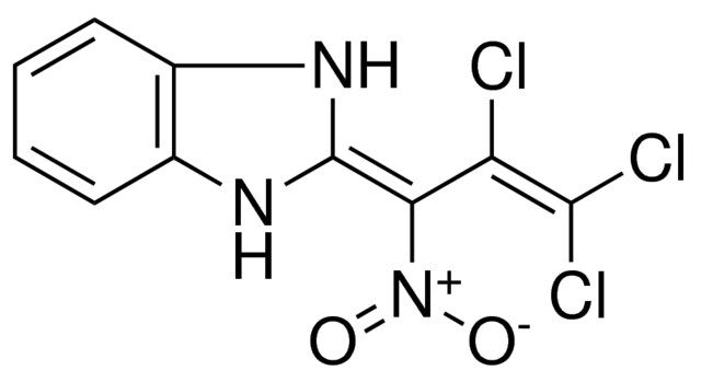 2-(2,3,3-TRICHLORO-1-NITRO-ALLYLIDENE)-2,3-DIHYDRO-1H-BENZOIMIDAZOLE