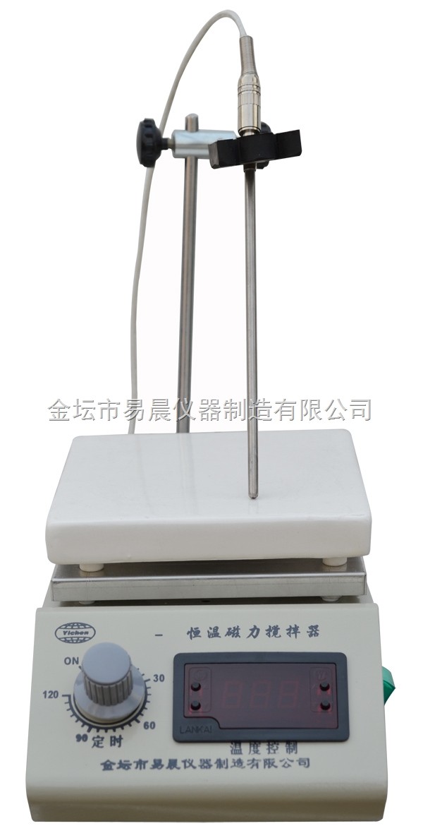 90纳米陶瓷磁力加热搅拌器图片