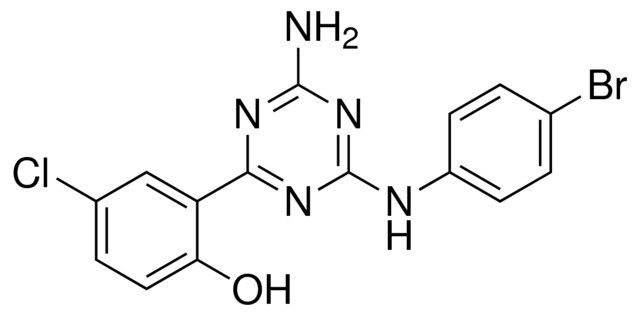 2-[4-AMINO-6-(4-BROMO-PHENYLAMINO)-[1,3,5]TRIAZIN-2-YL]-4-CHLORO-PHENOL