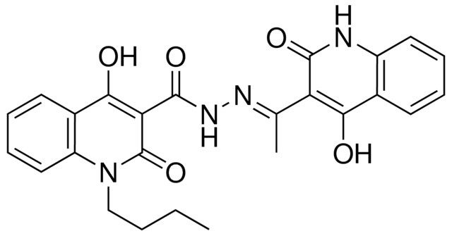 1-BUTYL-4-HYDROXY-N'-[(E)-1-(4-HYDROXY-2-OXO-1,2-DIHYDRO-3-QUINOLINYL)ETHYLIDENE]-2-OXO-1,2-DIHYDRO-3-QUINOLINECARBOHYDRAZIDE