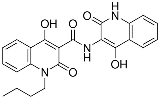 1-BUTYL-4-HYDROXY-N-(4-HYDROXY-2-OXO-1,2-DIHYDRO-3-QUINOLINYL)-2-OXO-1,2-DIHYDRO-3-QUINOLINECARBOXAMIDE