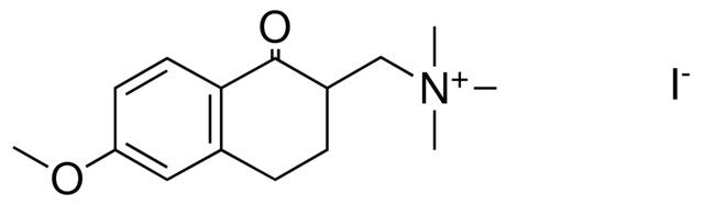 (6-METHOXY-1-OXO-1,2,3,4-TETRAHYDRO-2-NAPHTHYLMETHYL)TRIMETHYLAMMONIUM IODIDE