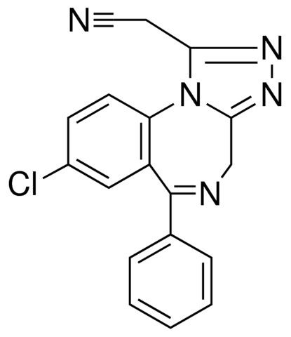 (8-chloro-6-phenyl-4H-[1,2,4]triazolo[4,3-a][1,4]benzodiazepin-1-yl)acetonitrile