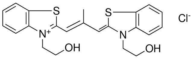 (HO-ET)-(((HO-ET)-BENZOTHIAZOL-YLIDENE)-ME-PROPENYL)-BENZOTHIAZOL-IUM, CHLORIDE